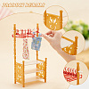 Random Color Plastic Doll Clothes Shoes Rack AJEW-WH0332-35C-4