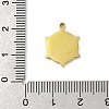 304 Stainless Steel Enamel Pendants STAS-U039-02G-3