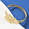 304 Stainless Steel Cuff Bangles for Women BJEW-D356-02A-G-2