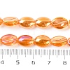 Electroplate Glass Beads Strands EGLA-B005-01A-FR01-4