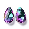 Faceted Teardrop Glass Pendants X1-GLAA-O008-A21-2