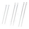 DICOSMETIC 6Pcs 3 Styles Nickel Galvanizing Quick & Easy Drawstring Threader Tool TOOL-DC0001-09-1