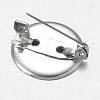 Iron Pin Backs Brooch Findings LS-E040Y-3