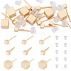 Brass Stud Earrings for Women EJEW-TA0001-67-1