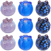 15Pcs 3 Colors Handmade Lampwork Beads LAMP-SC0001-80-1