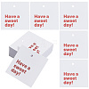 200Pcs Paper Thanks Greeting Cards DIY-SP0004-35-1