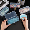 Transparent Plastic Storage Boxes CON-WH0094-35A-3