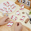 1Bag Sport Theme Number 0~9 Embroidery Cloth Iron on/Sew on Patches PATC-CY0001-65C-3
