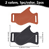 Olycraft 2Pcs 2 Colors PU Leather Folding Knife Protective Case AJEW-OC0005-13-2