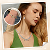 16Pcs 16 Styles Brass Micro Pave Cubic Zirconia Pendants KK-PH0013-35-4