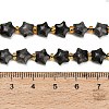 Natural Larvikite Beads Strands G-Z080-A29-8mm-5