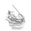 Swan Alloy Brooch JEWB-C037-33A-P-3