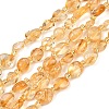 Heated Natural Citrine Beads Strands GG-CBA3A44-C04-01-2
