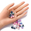 50Pcs 5 Colors Imitation Pearl Acrylic Beads OACR-FP0001-16-4