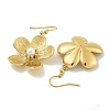 Ion Plating(IP) 304 Stainless Steel with ABS Plastic Pearl Dangle Earrings EJEW-G400-21G-2