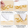 12Pcs 6 Styles Polyester Clothing Patches PATC-GF0001-89A-6