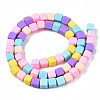Handmade Polymer Clay Beads Strands LS-CLAY-N008-060-04-2