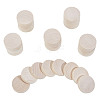 Unfinished Wooden Flat Round Cutouts WOOD-WH0050-042B-1
