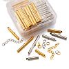 Iron Slide On End Clasp Tubes FIND-PJ0001-01-4