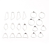 Tarnish Resistant 304 Stainless Steel Wire Pendants STAS-X0017-15P-1