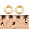 Brass Micro Pave Clear Cubic Zirconia European Beads KK-CBA78C7-07G-3