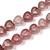 Natural Strawberry Quartz Beads Strands G-N342-93-1