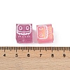 Transparent Resin Enamel Beads RESI-L047-17-3
