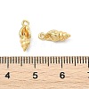 SHEGRACE Brass Shell Shape Charms XGR0171G-103G-3