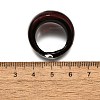 Mixed Handmade Lampwork Wide Band Rings RJEW-X0005-B-6