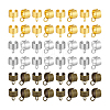 60Pcs 3 Colors Brass Ear Cuff Findings KK-PH0014-09-6