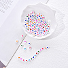 White Opaque Acrylic Beads SACR-YW0001-15-5