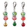 3Pcs Glass Beads Pendant Decorations HJEW-JM02533-1