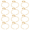  12Pcs Brass Box Chain Bracelet KK-NB0002-62-1