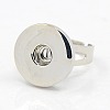 DIY Adjustable Snap Ring Making RJEW-MSMC002-05-5