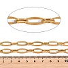 201 Stainless Steel Oval Link Chains CHS-H118-19G-2