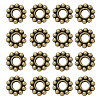 Tibetan Style Alloy Spacer Beads PALLOY-TA0001-08AB-1