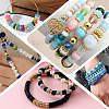 1400Pcs 3 Styles CCB Plastic Beads CCB-PA0001-12-6