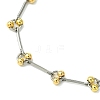 201 Stainless Steel Link Bracelets for Women BJEW-JB11491-3