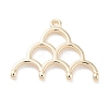 Brass Pendants KK-C077-08G-1