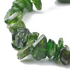 Natural Diopside Chips Beaded Stretch Bracelet for Kid BJEW-JB08080-4