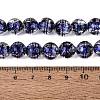 Handmade Foil Glass Lampwork Beads Strands FOIL-Q002-09A-4