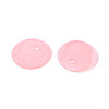 Spray Painted Natural Capiz Shell Disc Charms LS-X1-BSHE-T014-02A-2