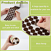 Wool Felt Stickers STIC-WH0003-52B-03-3