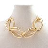 Alloy Exaggerated Oval Link Chain Choker Necklaces for Women FS-WGFD8E5-01-1