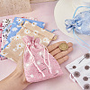  24pcs 8 colors Burlap Packing Pouches Drawstring Bags ABAG-TA0001-20-6