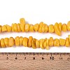 Dyed Natural Yellow Jade Beads Strands G-ZX005-13E-5