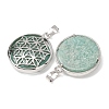 Natural Amazonite Pendants GG-CBA0251-10I-P-2