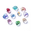 Transparent Glass Charms GLAA-O017-02-1