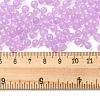 Luminous Glow in the Dark Transparent Glass Round Beads GLAA-F124-B01-5