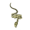 Snake Alloy Cigarette Holder Ring RJEW-K275-26AB-2